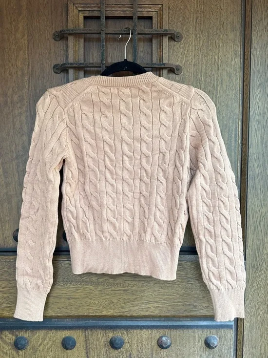 Polo by Ralph Lauren Cable-Knit Button Cardigan Size L - Picture 6 of 7